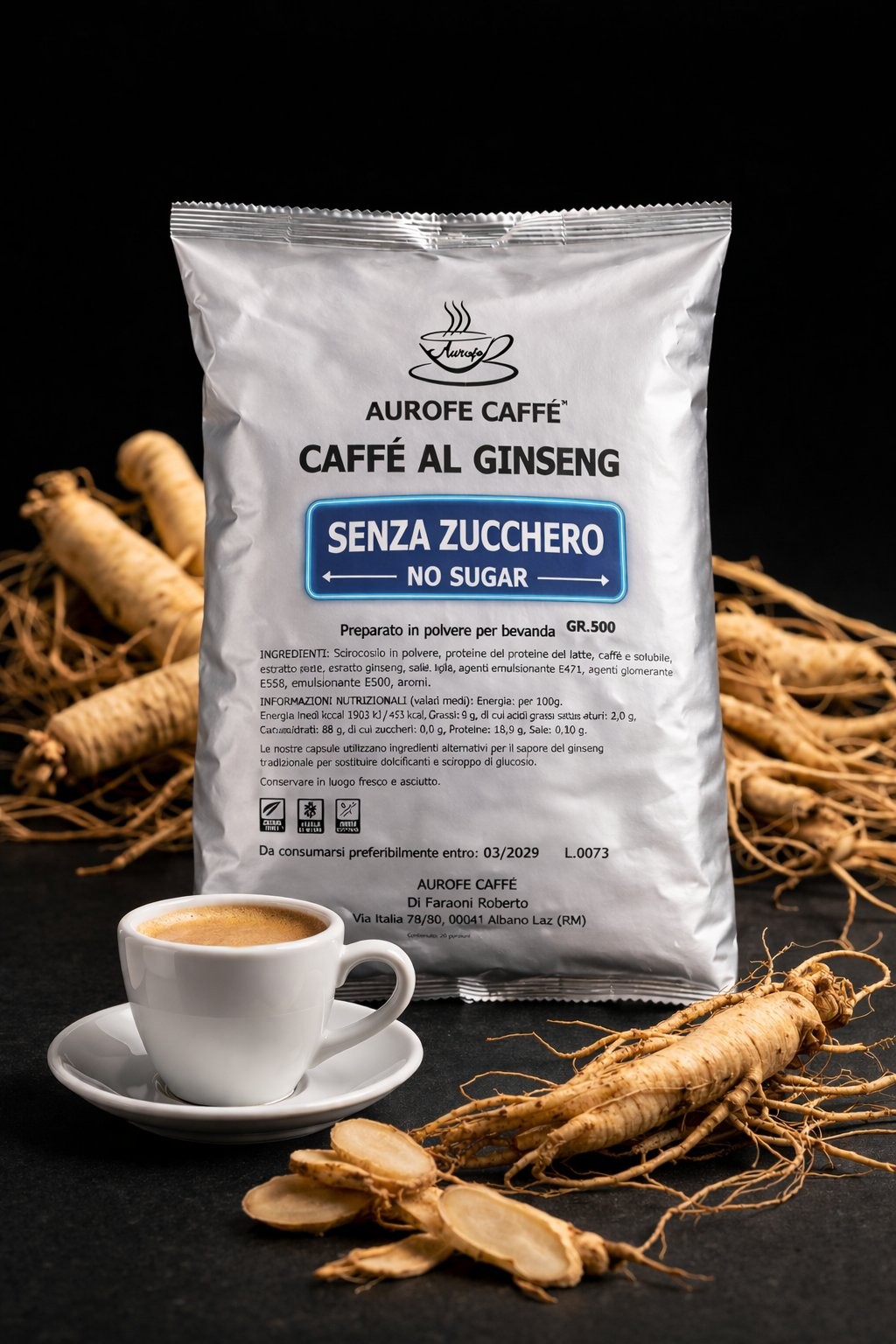 GINSENG Senza Zucchero - Confezione 0.5kg